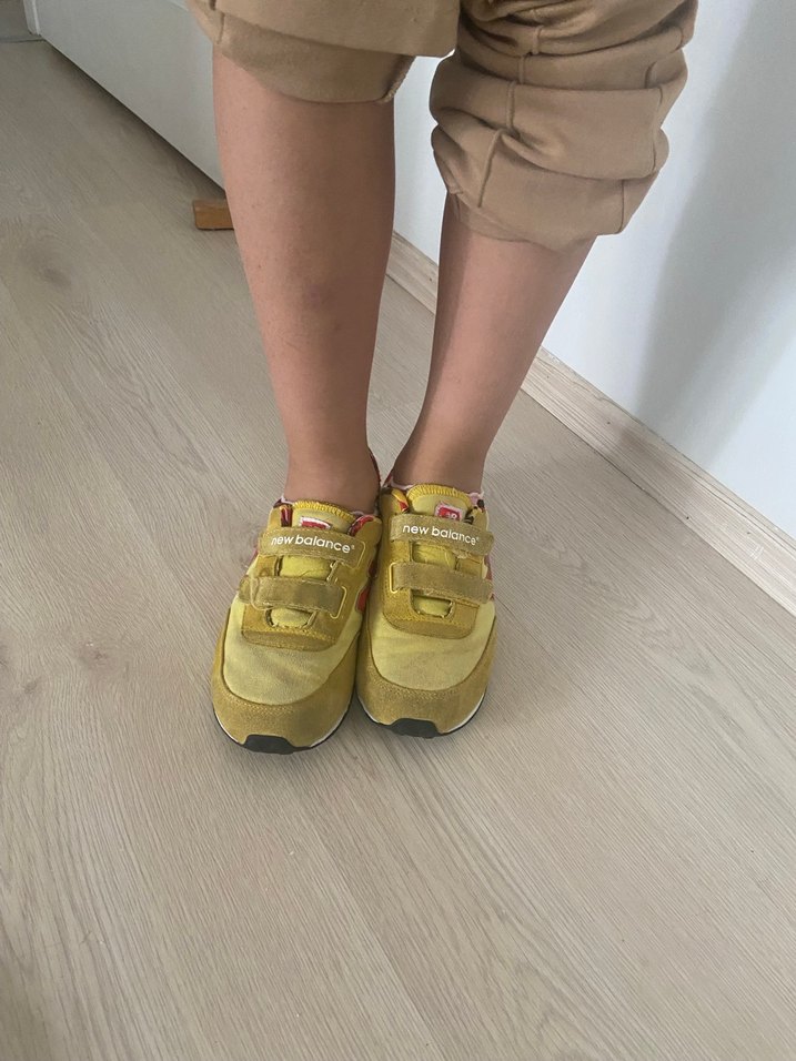 Sarı kız  Çocuk Cırt Cırtlı Spor Ayakkabı - Görsel 5