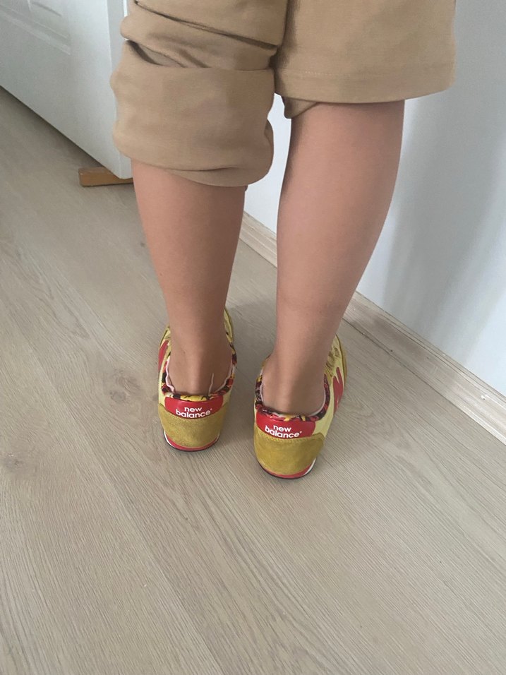 Sarı kız  Çocuk Cırt Cırtlı Spor Ayakkabı - Görsel 4