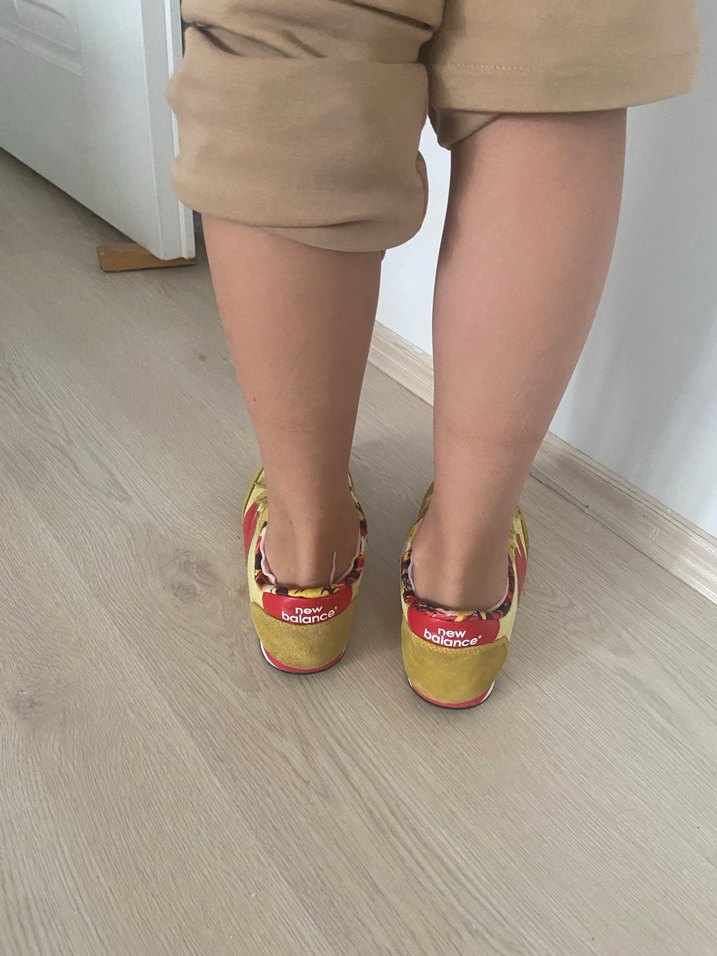 Sarı kız  Çocuk Cırt Cırtlı Spor Ayakkabı - Görsel 3