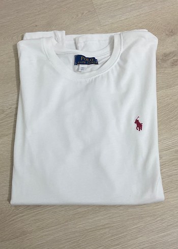 U.S Polo Assn. Polo Ralph Lauren Beyaz Bisiklet Yaka Tisort