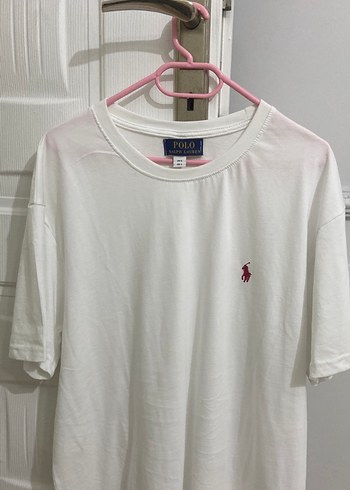 U.S Polo Assn. Polo Ralph Lauren Beyaz Bisiklet Yaka Tisort Sifir