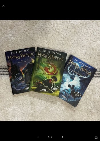 J.K. Rowling Harry Potter 3 Kitap Seti