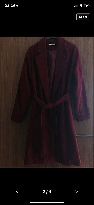 Mango Bordo Uzun Kaban