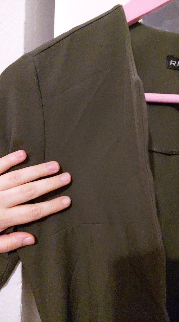 Kuaklı, Uzun, Haki uzun ince kaban - Görsel 3