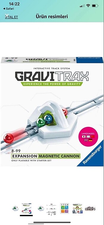 Gravitrax parkur yükseltme