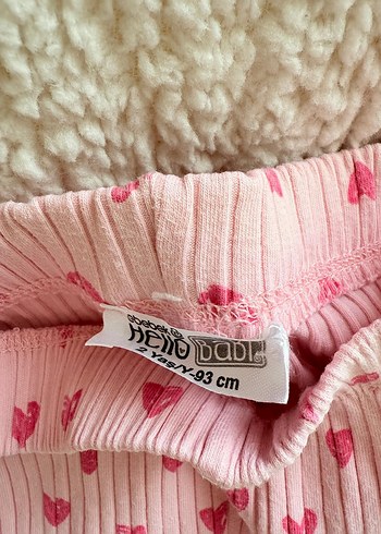 Kız Çocuk Pileli Pembe Tayt - Görsel 2