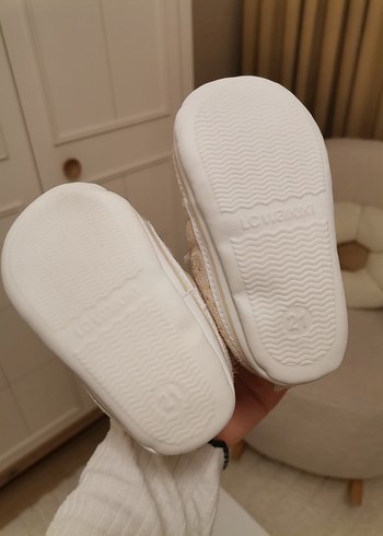 Kız Bebek Beyaz İlk Adım Ayakkabısı - Görsel 2