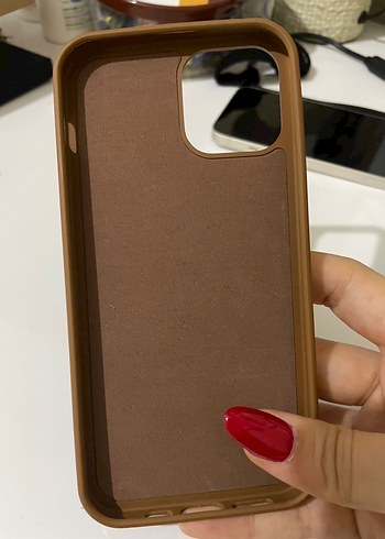 Iphone 12 Kahverengi Bohem Telefon Kılıfı - Görsel 2