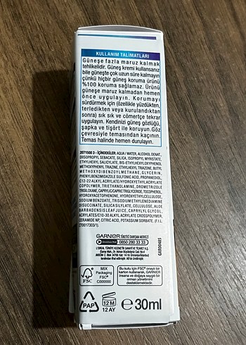 Garnier Ambre Solaire Invisible Serum SPF 50+ - Görsel 2