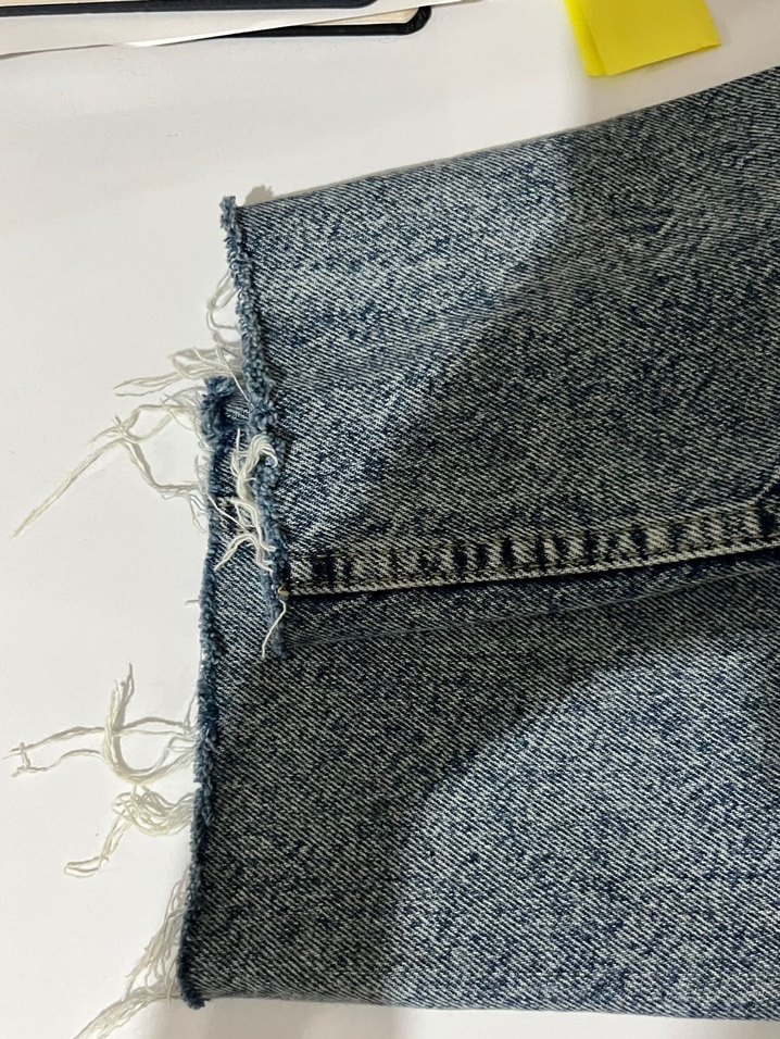 Kadın Siyah Batik Desenli Kot Pantolon - Görsel 3