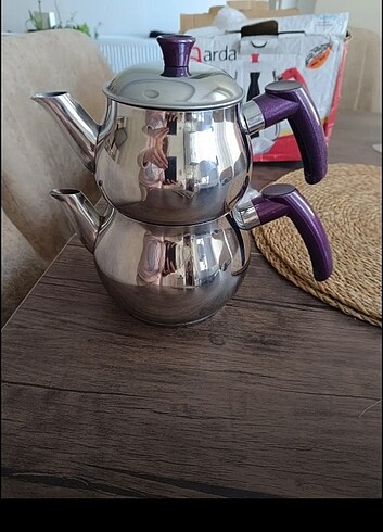 Beden Sıfır mini boy çaydanlık takımı