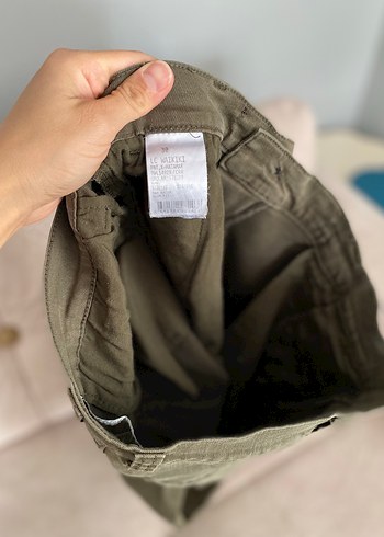 30 Beden Erkek Haki Kargo Pantolon
