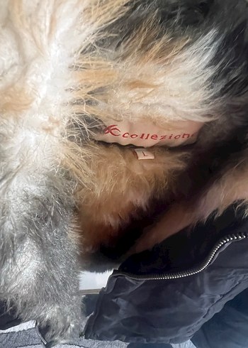 Collezione Kürk Detaylı Siyah Kadın Mont