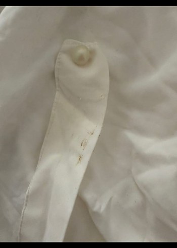 Uzun Beyaz Tesettür Gelinlik - Görsel 5