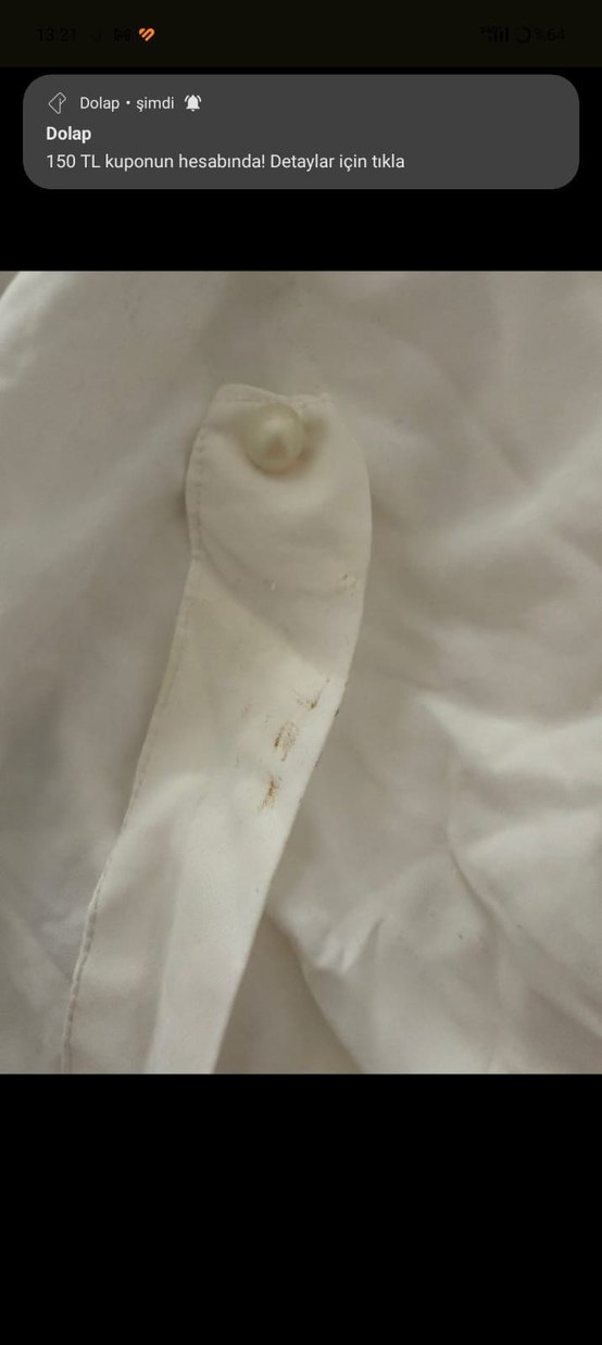 Uzun Beyaz Tesettür Gelinlik - Görsel 5