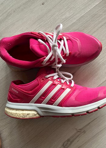 Adidas Canli Pembe Adidas Kosu Ayakkabisi