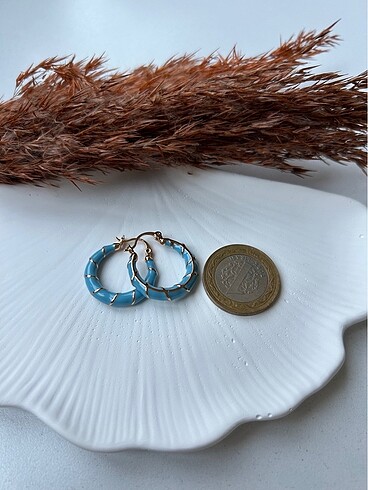 Accessorize Mavi halka küpe Vip