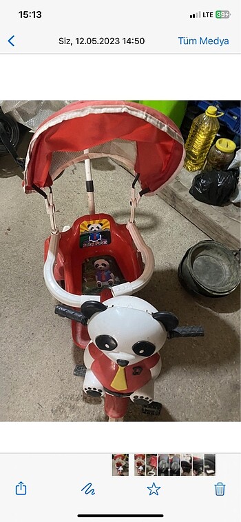 Babyliss Panda bisiklet üç teker