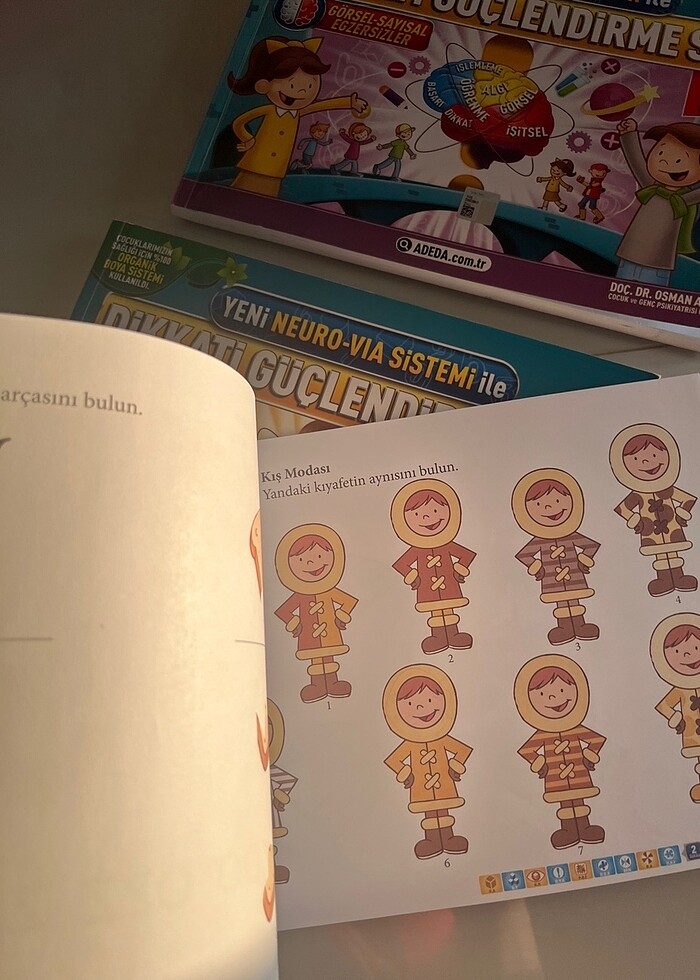 Adeda dikkat güçlendirme seti - Görsel 3