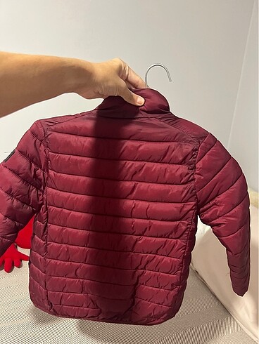 5 Yaş Beden bordo Renk Koton mont erkek çocuk