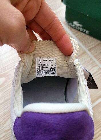 37 Beden Lacoste ayakkabı 