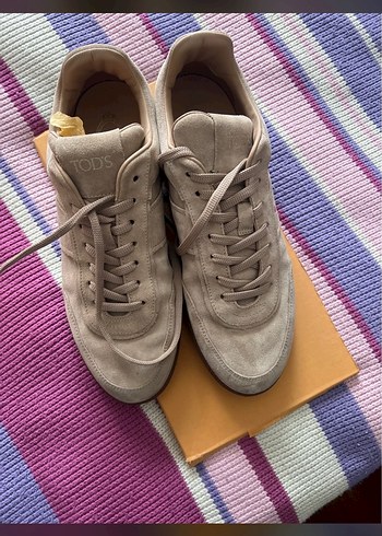 Tod's Tods Bej Suet Spor Ayakkabi