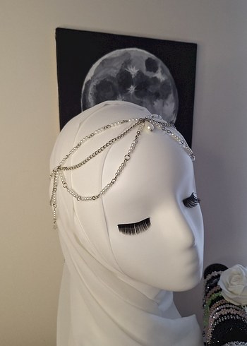 Accessorize İncili Zincirli Bas Aksesuari