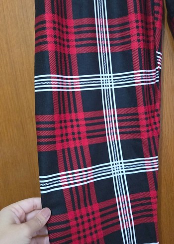 Kırmızı Ekose Desenli Erkek Pijama Altı - Görsel 2