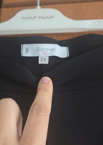 sateen marka geniş paça kumaş pantolon - Görsel 4