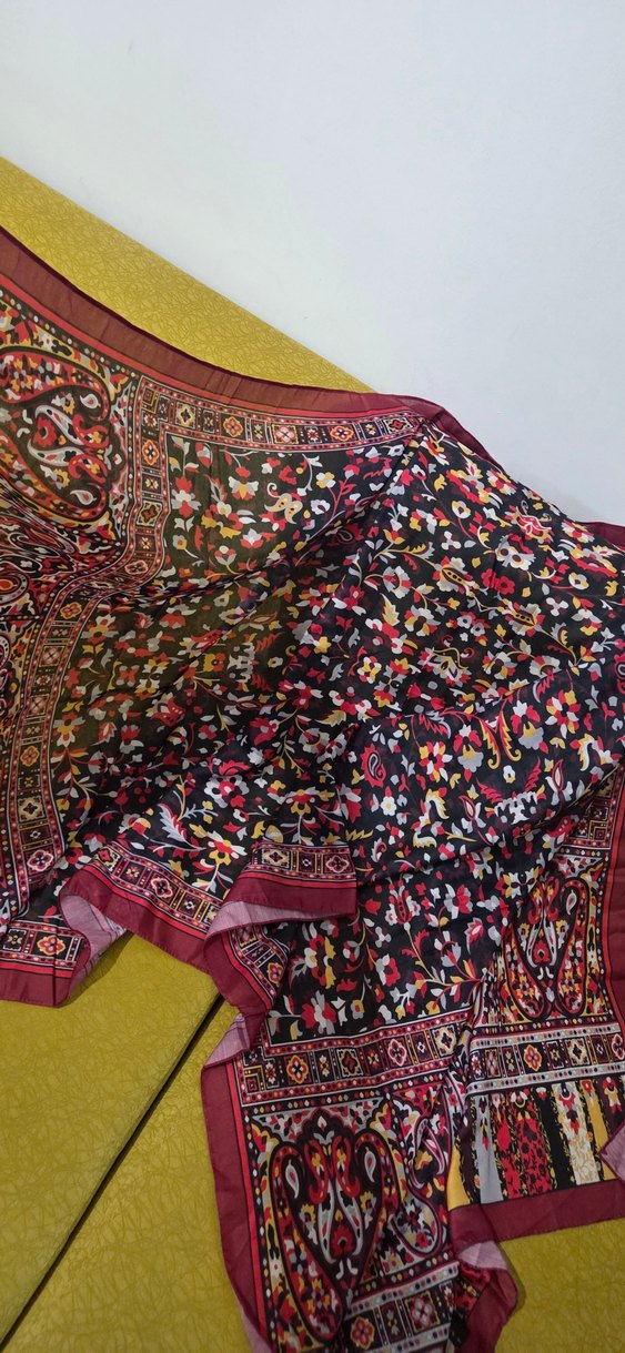 Kadın Bohem Çok Renkli Desenli Şal - Görsel 3