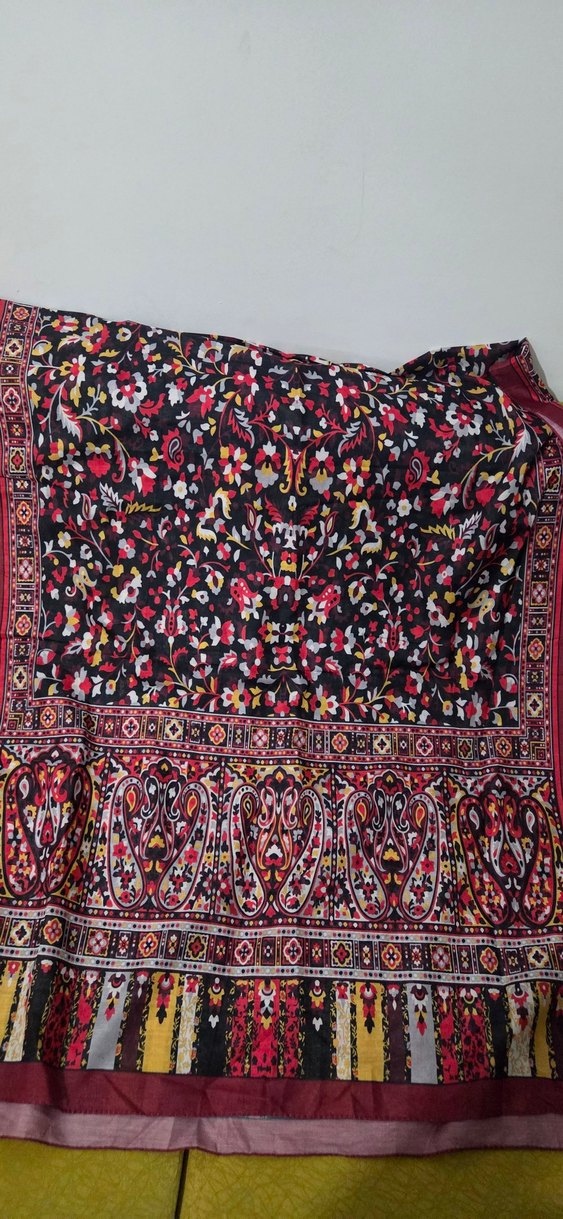 Kadın Bohem Çok Renkli Desenli Şal - Görsel 2