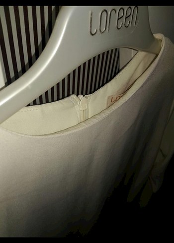 Uzun Kollu Beyaz Midi Kadın Tunik - Görsel 2