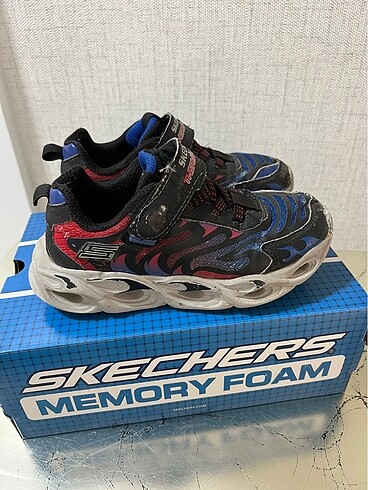 30 Beden lacivert Renk Skechers çocok spor ayakkabı