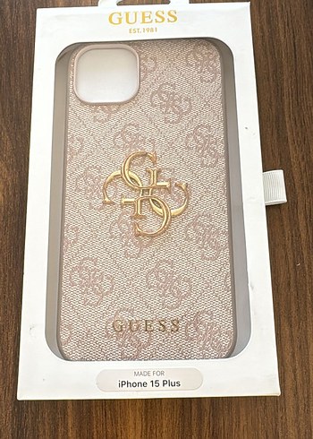 Guess Bohem Stil Altın Renk Fermuarlı Telefon Kılıfı