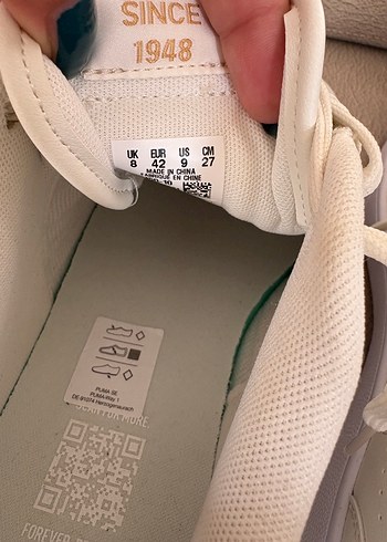 42 Beden Puma Beyaz erkek Ayakkabı