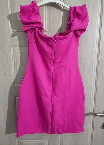 Diğer Pembe mini elbise