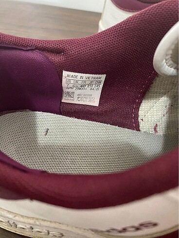 40 Beden Orjinal adidas spor ayskkabı
