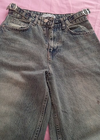 Diğer Yikamali Koyu Mavi Denim Jean