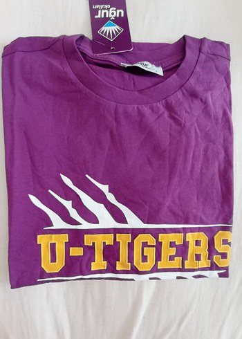 s Beden Mor Baskılı Erkek Tişört U-TIGERS