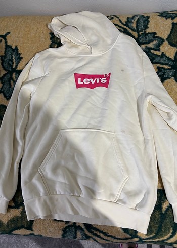 Levis Levi S Ekru Kapusonlu Sweatshirt
