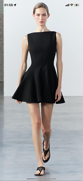 Zara skater elbise