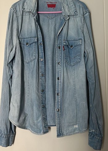 Levis Levi S Acik Mavi Denim Gomlek
