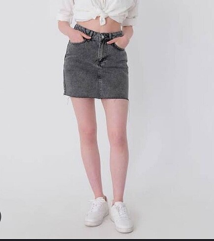 Addax Gri model kot etek