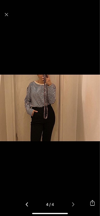 xs Beden Çizgili model