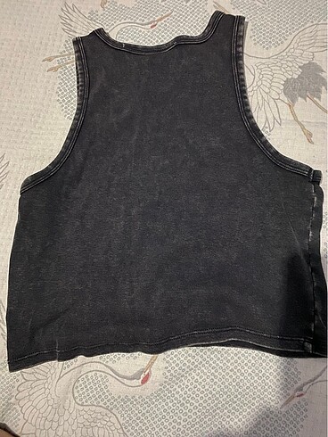 xs Beden Zara Pink Floyd crop tank tişört