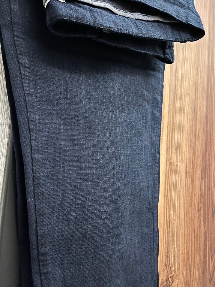 Lacivert Keten Pantolon — görsel 2/2