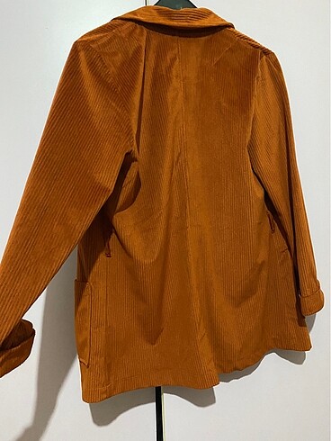 Kiremit kadife ceket - Görsel 2