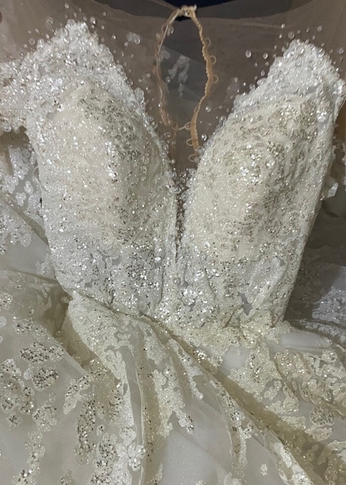 Prenses model gelinlik - Görsel 4