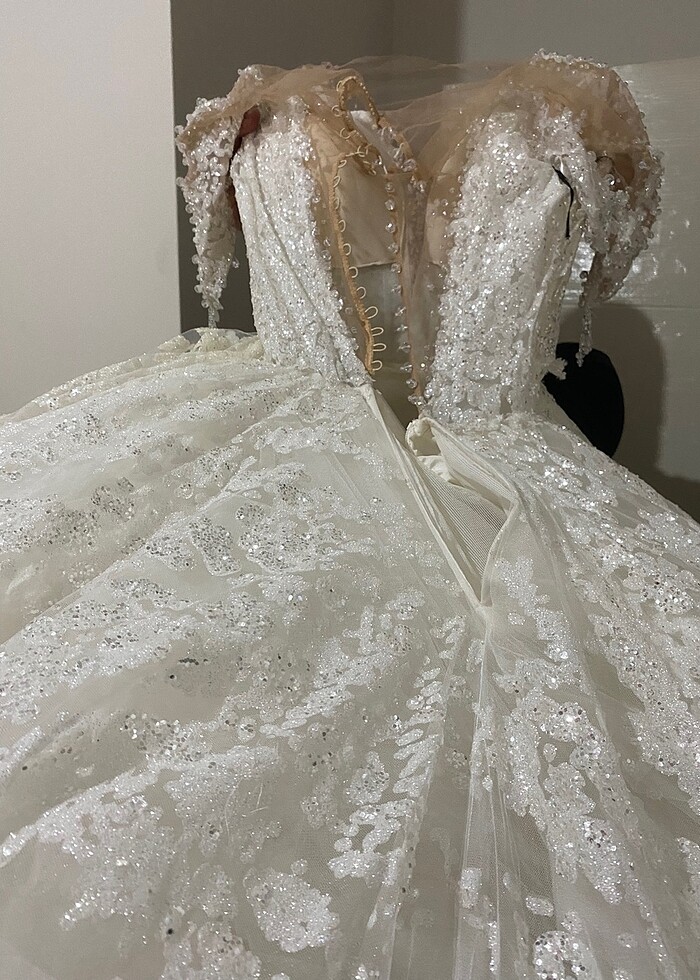 Prenses model gelinlik - Görsel 5