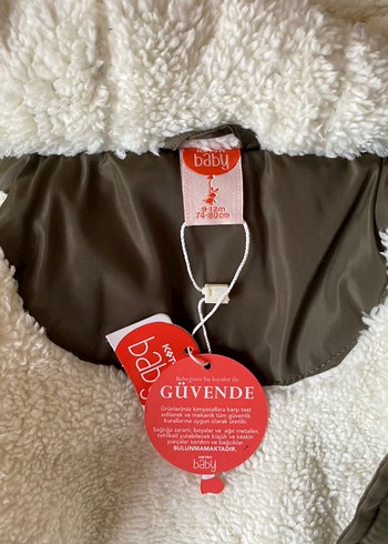 Erkek bebek Kürklü Mont - Görsel 4